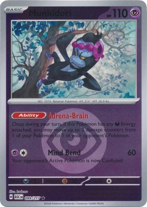 Ascended Heroes Munkidori [Energy] Pokémon card
